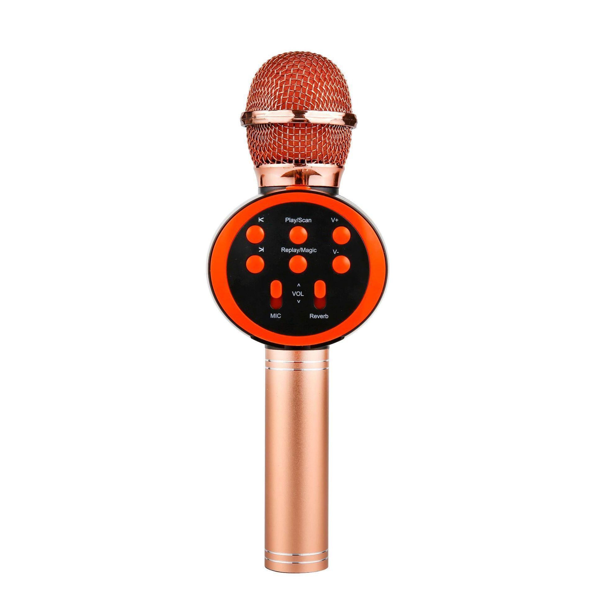 Микрофон K11V 5 Вт изменение голоса/фонограмма/USB/microSD/FM Розовый (232d6143) Микрофон K11V 5 Вт изменение голоса/фонограмма/USB/microSD/FM Розовый (232d6143)