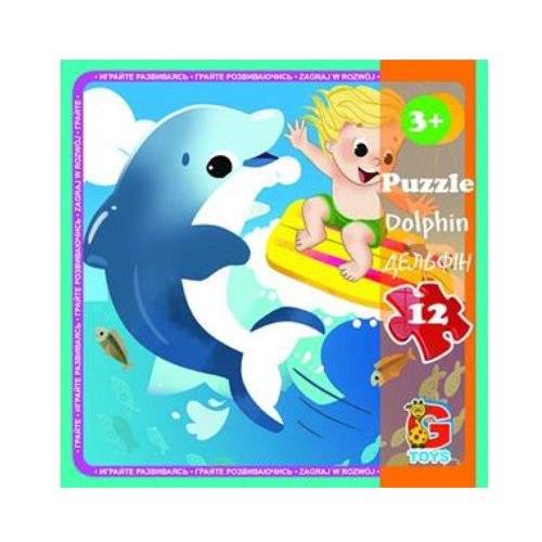 Пазлы детские картонные G-Toys В океане 12 эл. (IP-177-P-776)