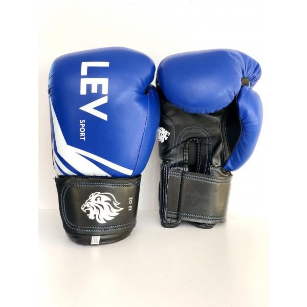 Боксерские перчатки Lev Sport комбинированные р. 10 Синий (8585053829406) Боксерские перчатки Lev Sport комбинированные р. 10 Синий (8585053829406)
