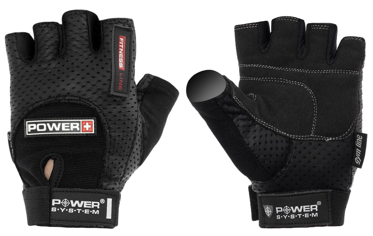 Перчатки для фитнеса и тяжелой атлетики Power System Power Plus PS-2500 L Black