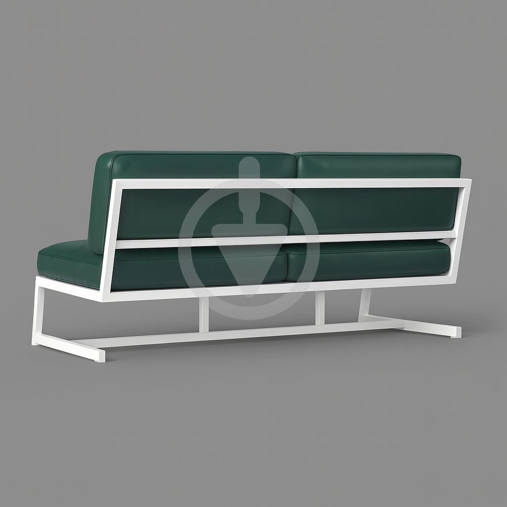 Диван металевий AVVS tech Атлас вуличний лофт екошкіра 156 см Темно-зелений (30222934) - фото 3 Диван металевий AVVS tech Атлас вуличний лофт екошкіра 156 см Темно-зелений (30222934) - фото 3