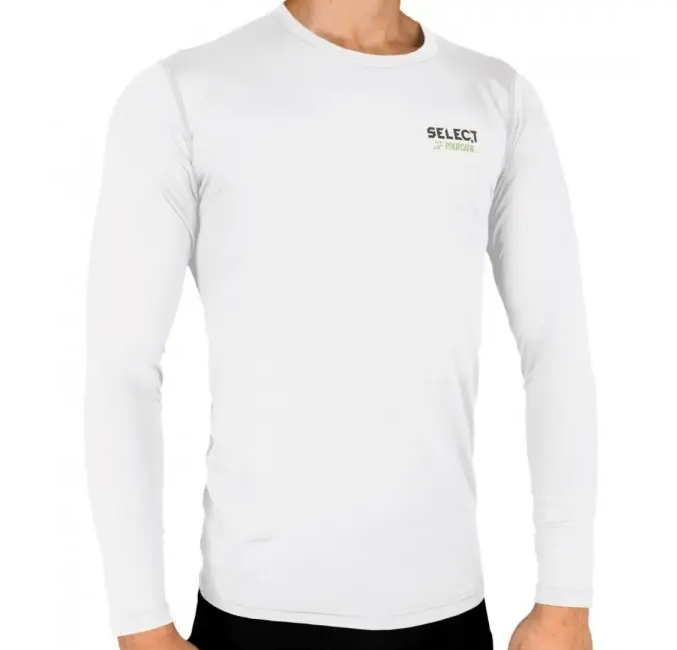 Термофутболка д/р Select compression T-Shirt With Long Sleeves 6901 M Білий (569020-001)