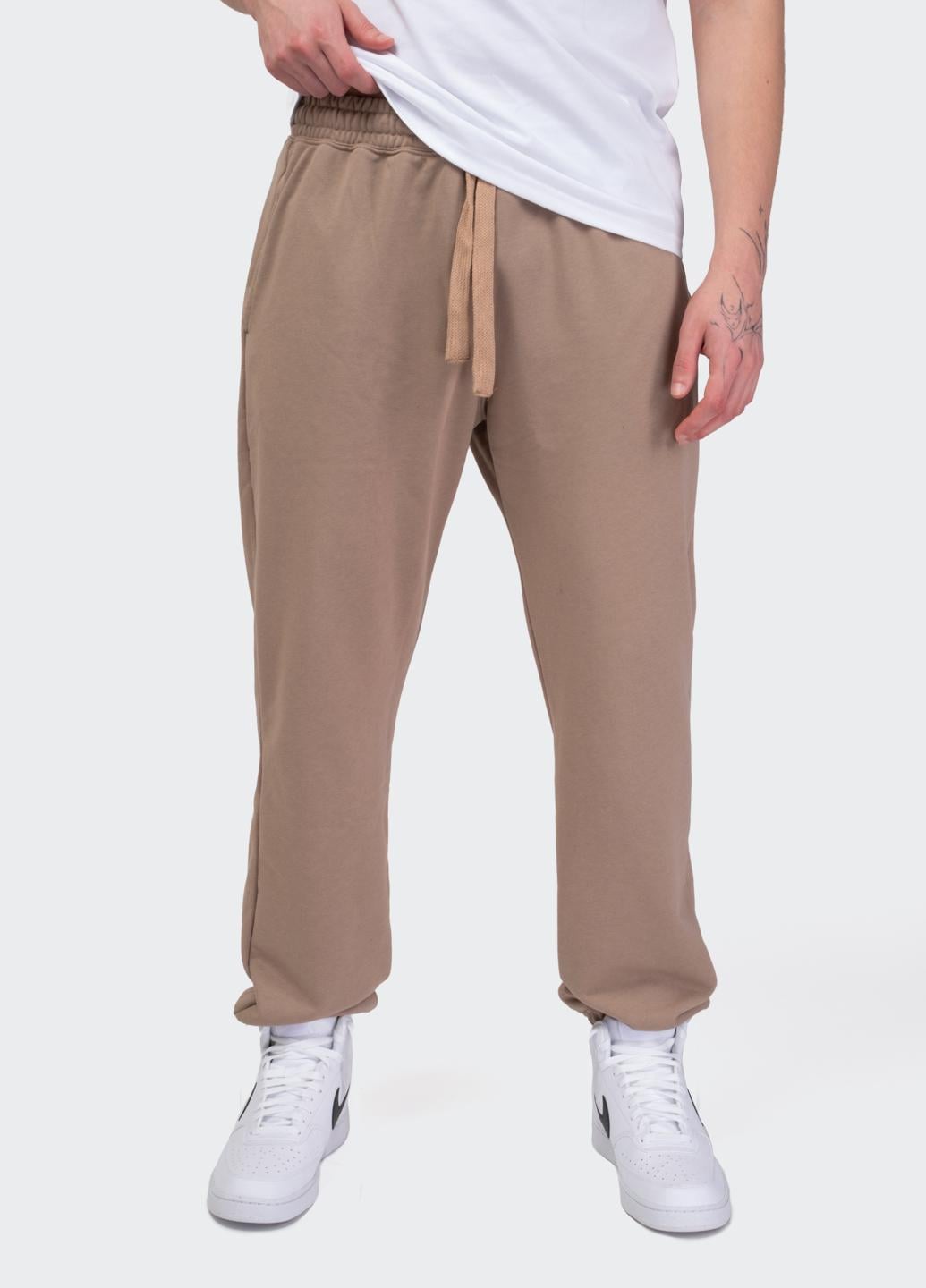 Спортивные штаны мужские на резинке Power 344332 XL Кофейный (344332_XL)