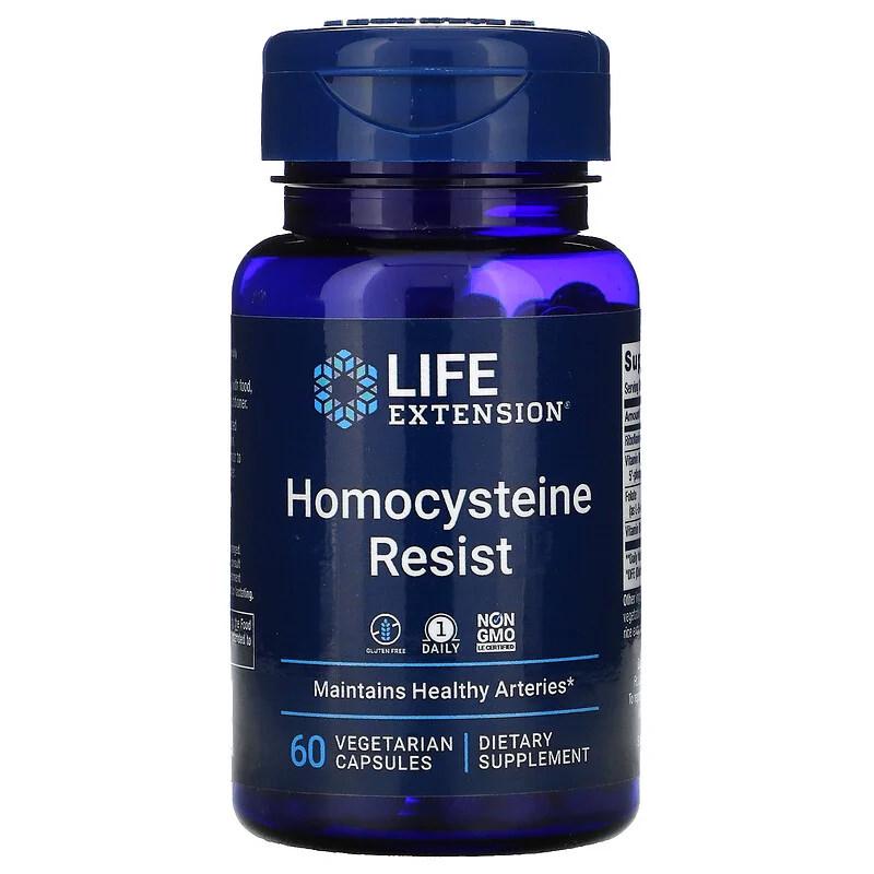 Натуральна добавка Life Extension Homocysteine Resist 60 вегакапс. (7965)