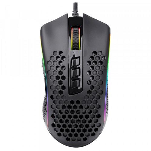 Мышка Redragon Storm M808 RGB Optical игровая 12400 dpi 7кн Ultralight Черный (568208)