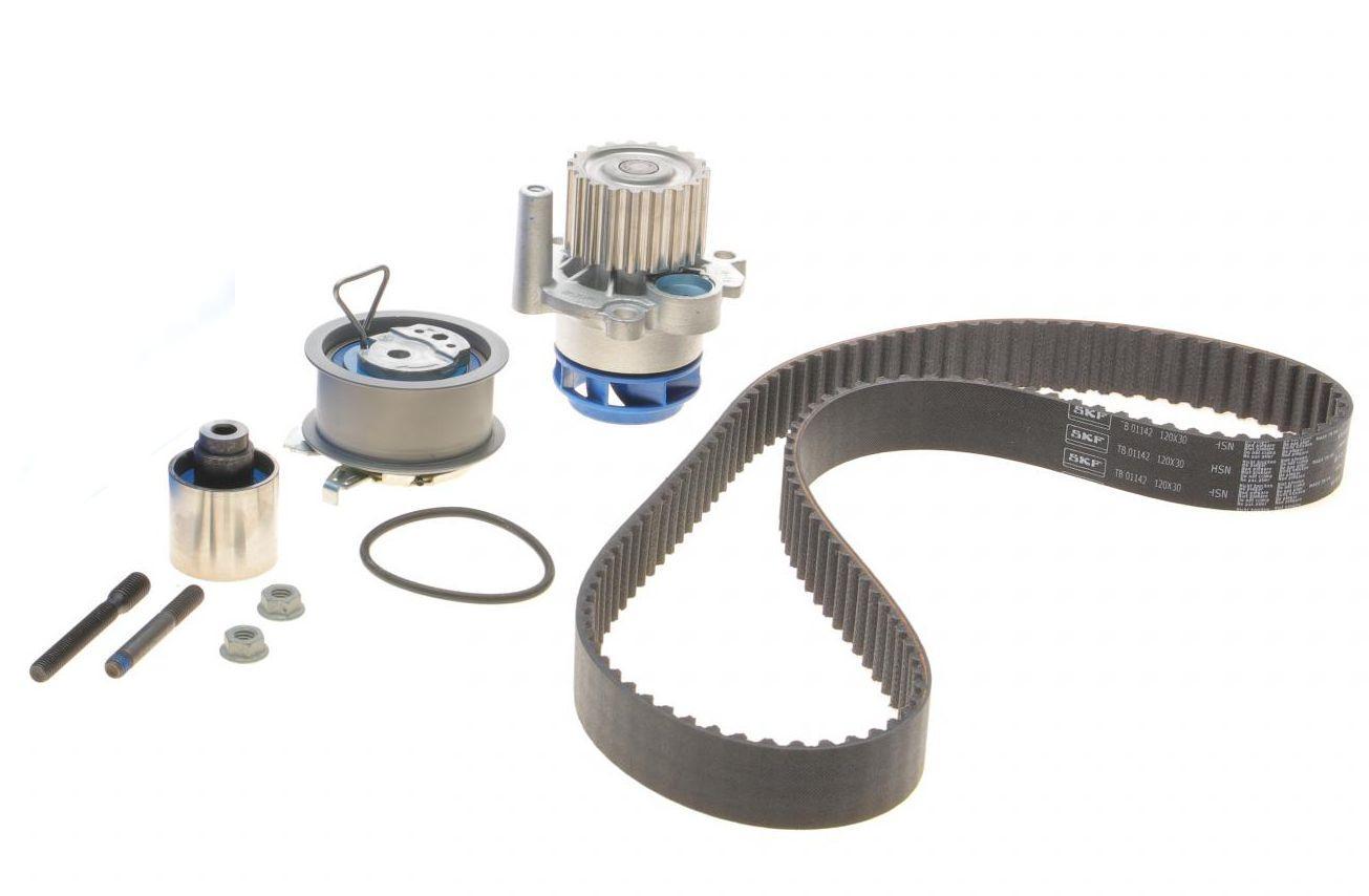 Комплект ГРМ і помпа SKF VW Caddy III 1.9/2.0SDi 04-/T5 1.9TDi 03- 30x120 (VKMC 01250-2)