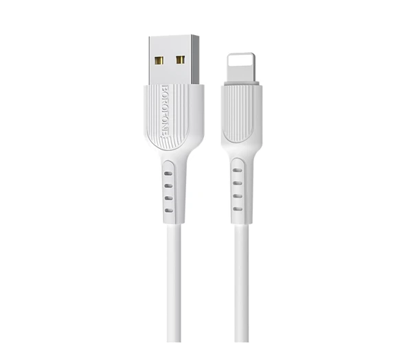 Кабель Data Borofone BX16 USB Lightning 1 м Білий