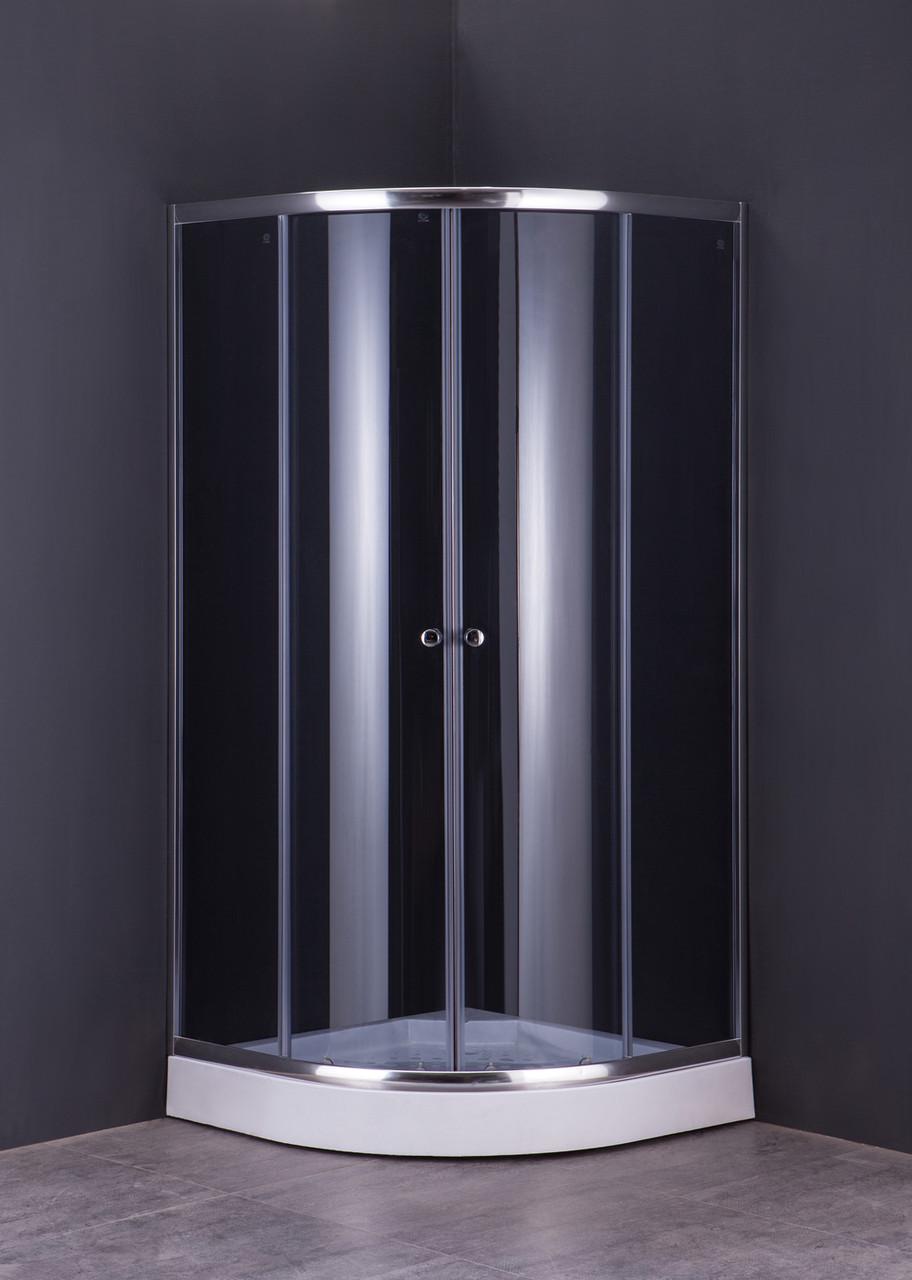 Душевая кабина без поддона MIXXUS PLAIN SC01-90x90x185-GR серое тонированное стекло 4 мм Chrome (MI6900) - фото 5 Душевая кабина без поддона MIXXUS PLAIN SC01-90x90x185-GR серое тонированное стекло 4 мм Chrome (MI6900) - фото 5