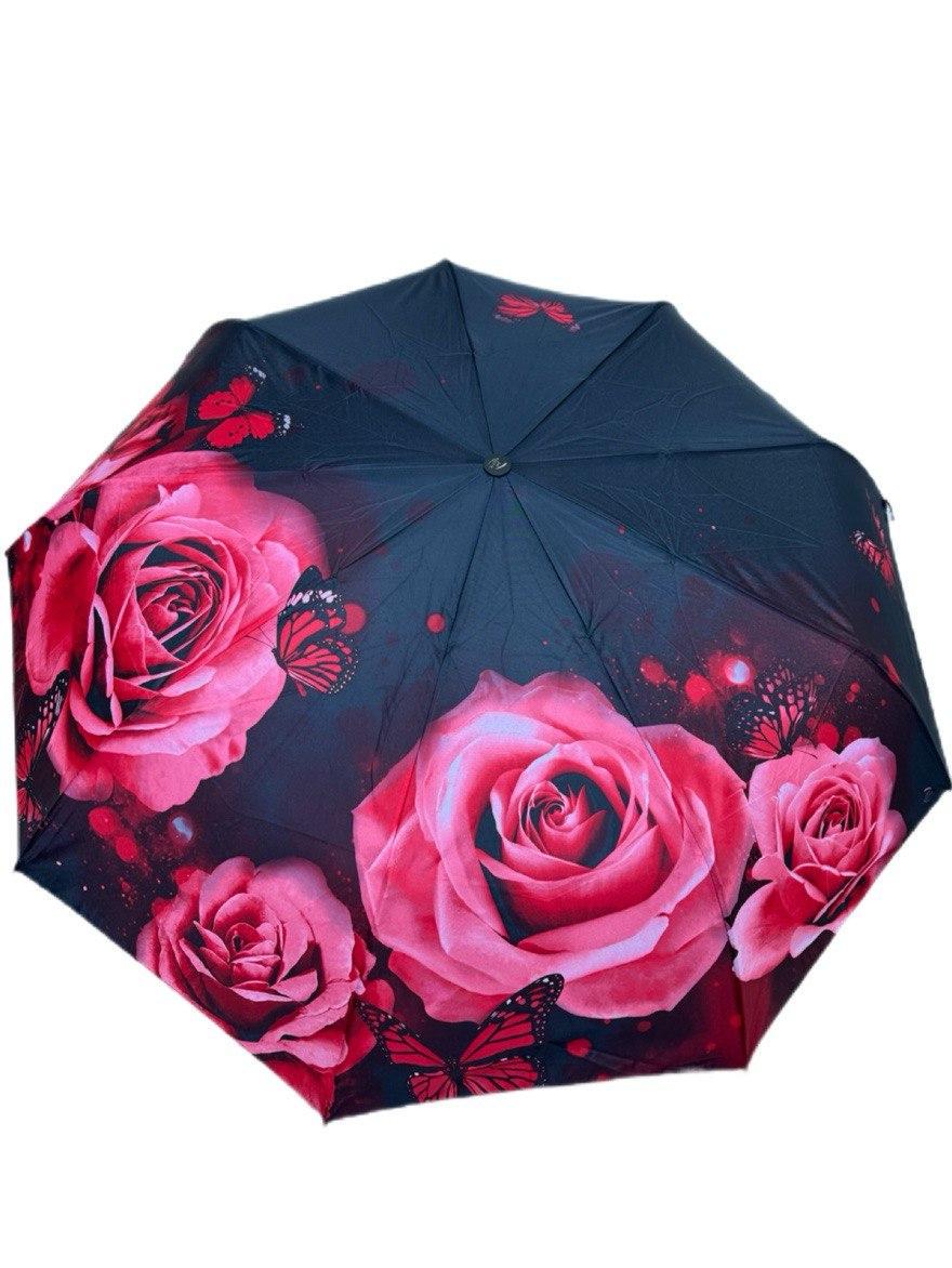 Зонт женский автоматический Frei Regen Розы 9 спиц (001) - фото 2