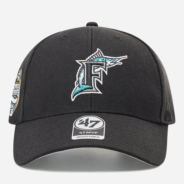 Кепка MVP 47 Brand MIAMI MARLINS Unisex OSFA Чорний/Сірий (195000688126) - фото 2