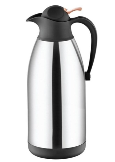 Термос OMS для чаю/для кави із нержавіючої сталі 2000 мл Сріблястий (3281-2-silver)