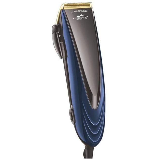 Машинка для стрижки Monte 18 Вт Синий Машинка для стрижки Monte 18 Вт Синий