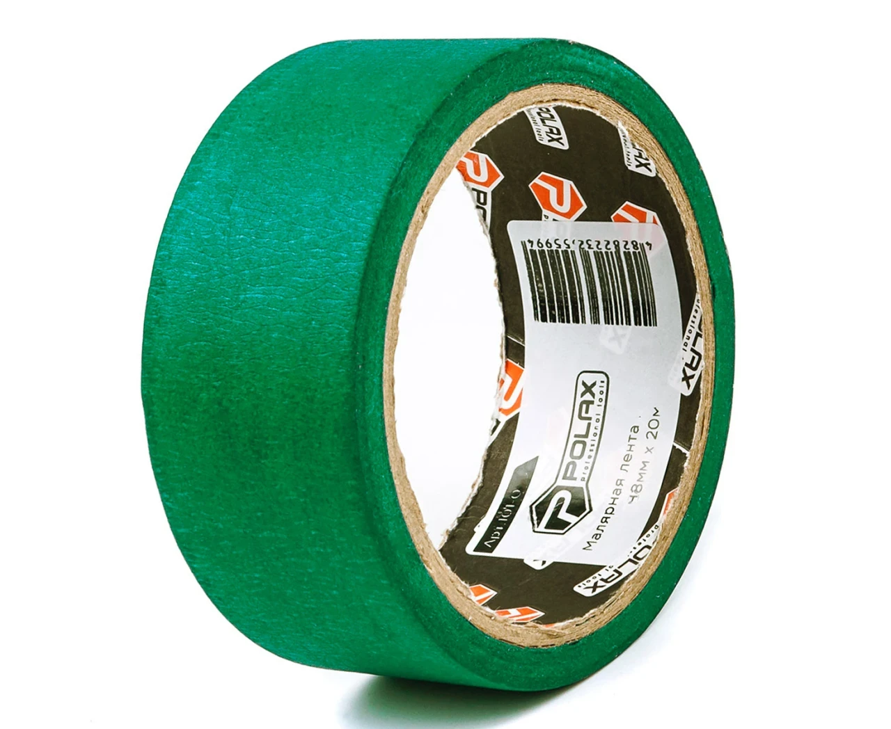 Малярная лента клейкая Polax для фактурных поверхностей 48 мм х 20 м (2399113115) - фото 1