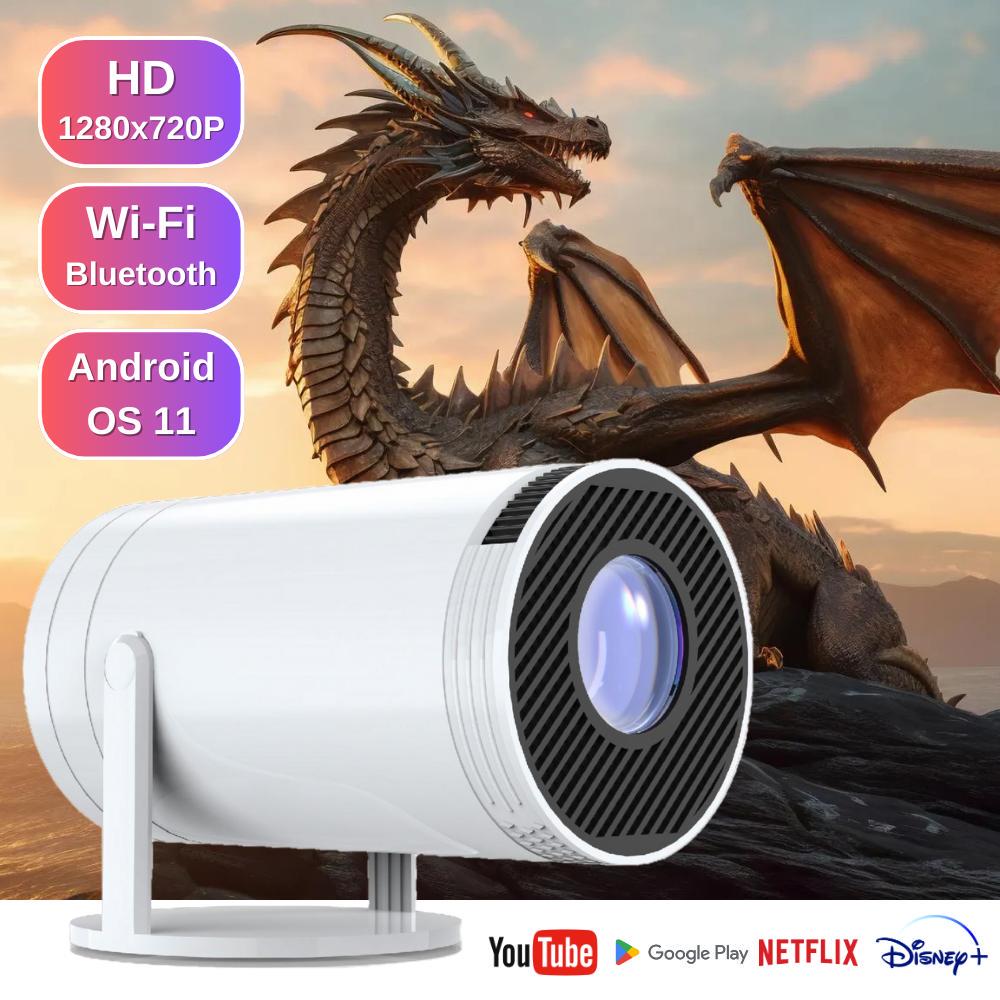 Проектор XON E-Tech SmartView X-Core 1280x720P 4K Wi-Fi Android 5200Lm Білий (XVPA1207AW 1714) - фото 2