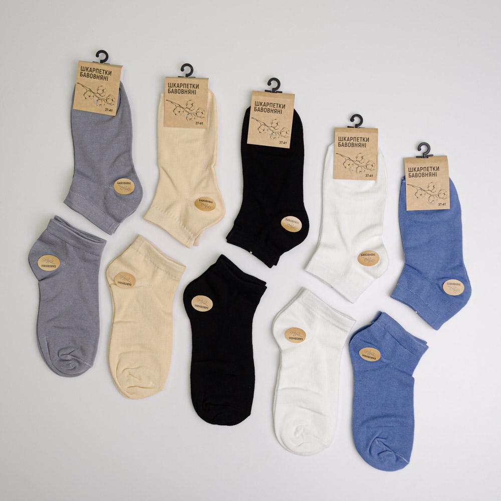 Набор носков женских Youstar 085 низкие хлопковые 10 пар р. 37-41 Разноцветный (gm-socks-ncfl-085)