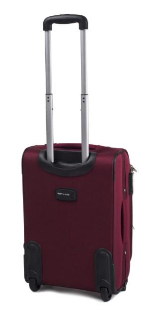 Чемодан тканевый Wings 1708 S на 2 колесах Бордовый (CETKNWI1708SM2BOR) - фото 2