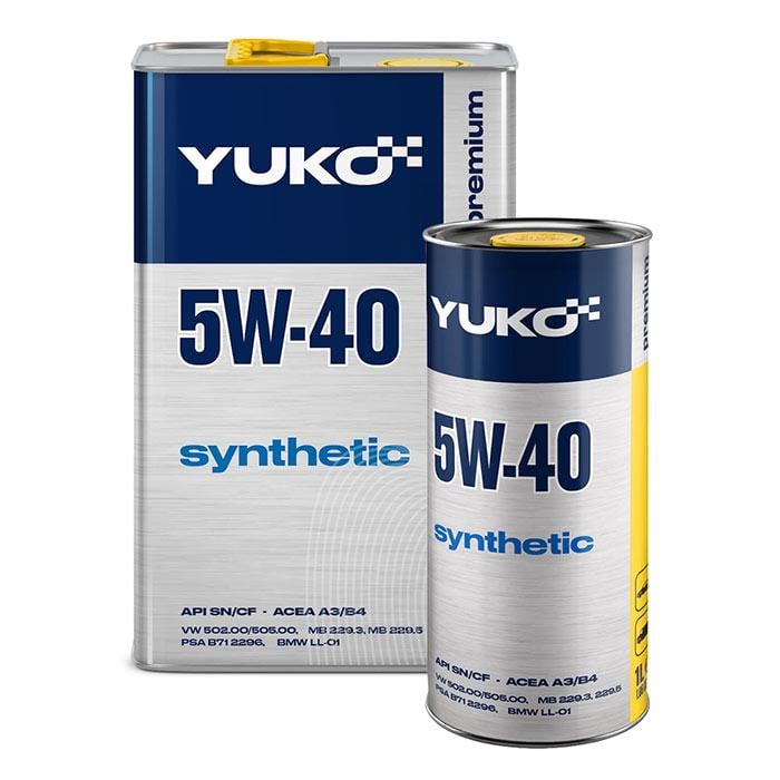 Моторное автомобильное масло YUKO Synthetic 5W-40 5 л (103528)