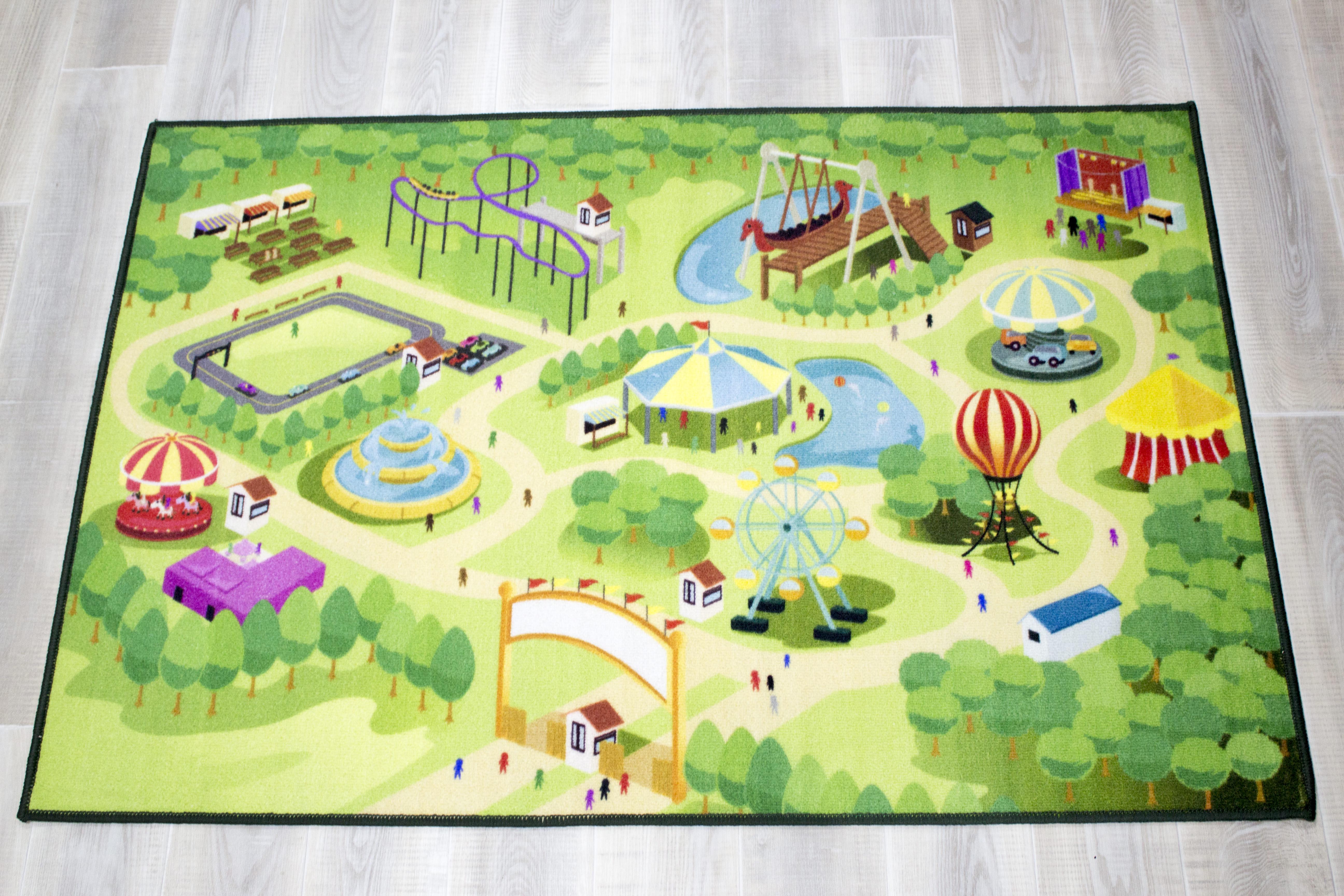 Коврик детский Аттракционы 100x150 см (24904801) - фото 10