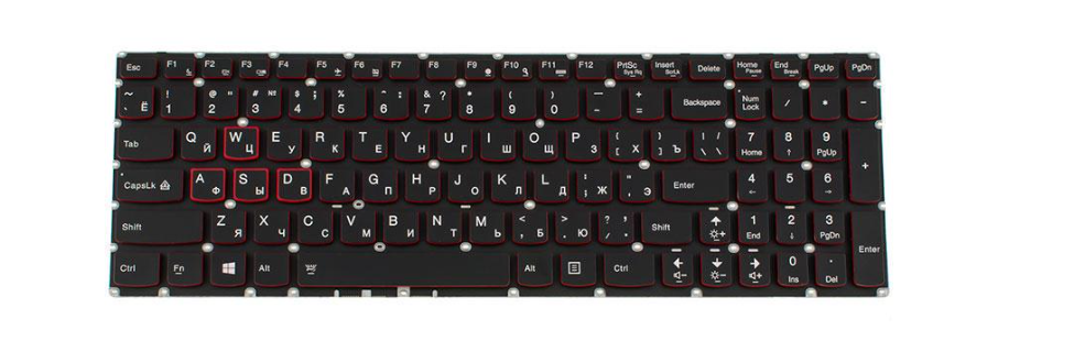 Клавиатура для ноутбука Lenovo Ideapad Y700-15ISK (182381) Клавиатура для ноутбука Lenovo Ideapad Y700-15ISK (182381)