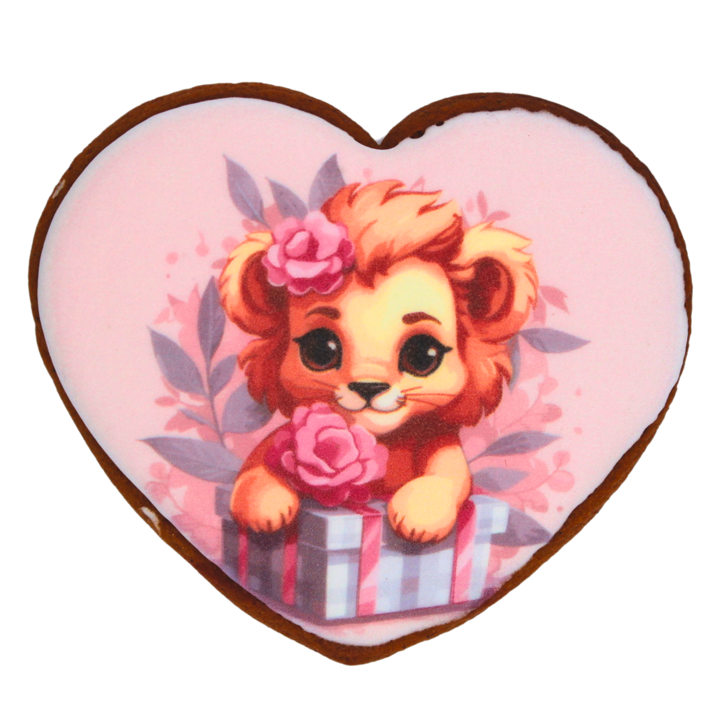 Пряник с принтом Крафт Печиво 8 марта Львенок 45 г