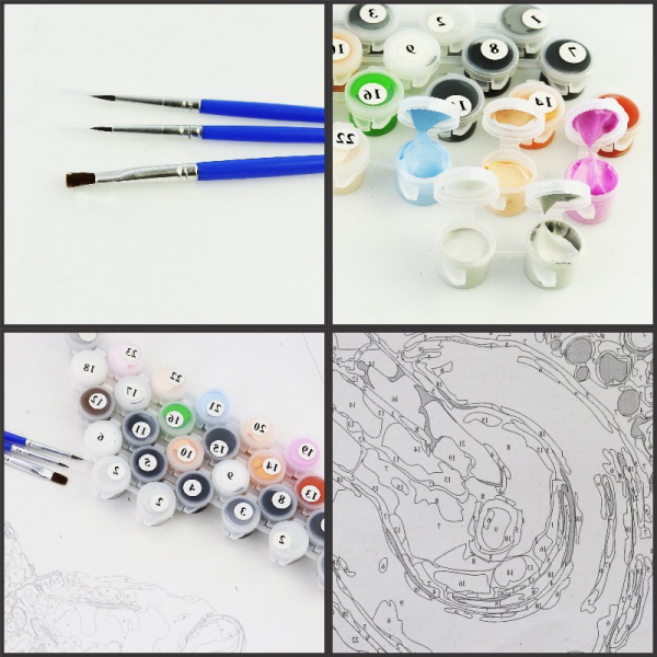 Картина по номерам ArtSale Тигр на охоте PBN0120 40х50 см - фото 3 Картина по номерам ArtSale Тигр на охоте PBN0120 40х50 см - фото 3