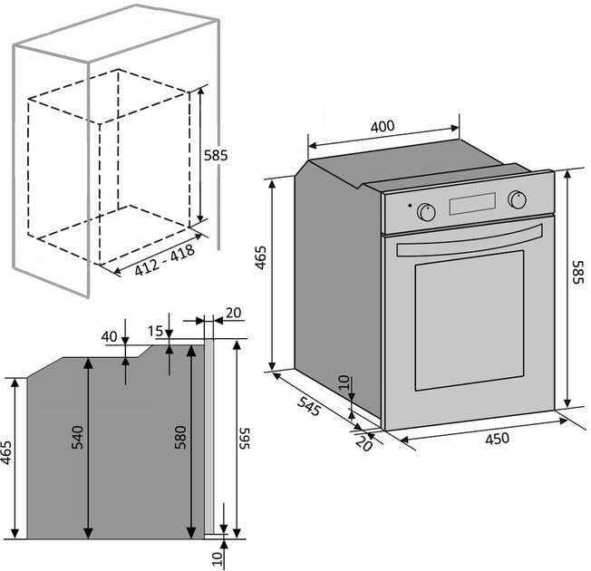 Духова шафа електрична Ventolux RICHMOND 6 TC (BK) - фото 7 Духова шафа електрична Ventolux RICHMOND 6 TC (BK) - фото 7