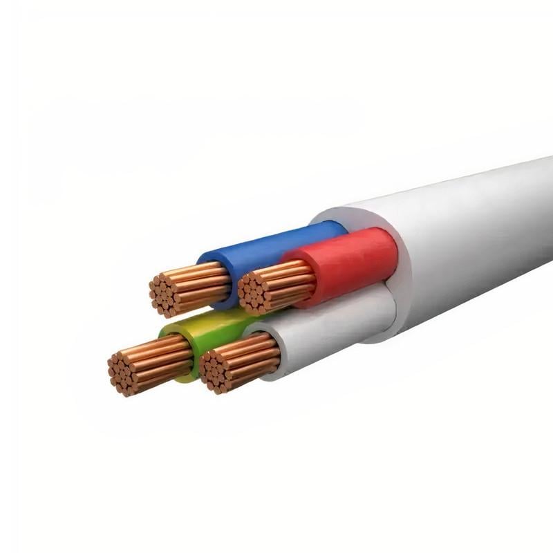 Провод медный Европан ПВС мягкий четырехжильный-многопроволочный 4х4 мм2 (43622-1C)