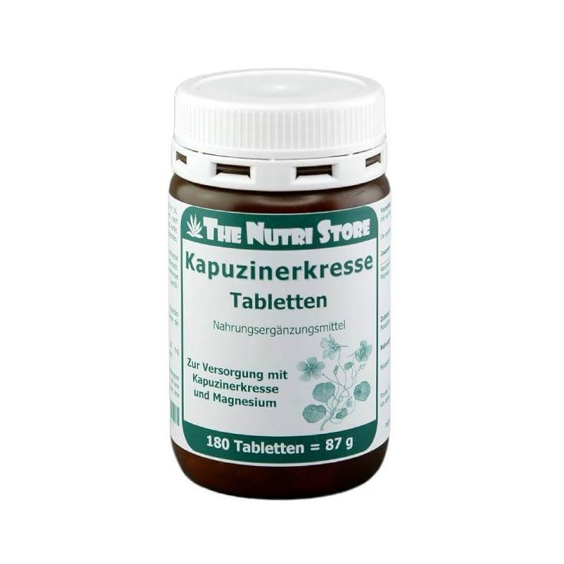 Натуральная добавка для иммунитета The Nutri Store Nasturtium 180 Tabs (ФР-00000557)