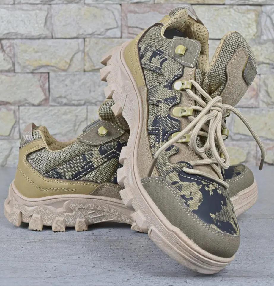 Кроссовки мужские военные Paolla-22- 06 р. 44 Камуфляж (11062805