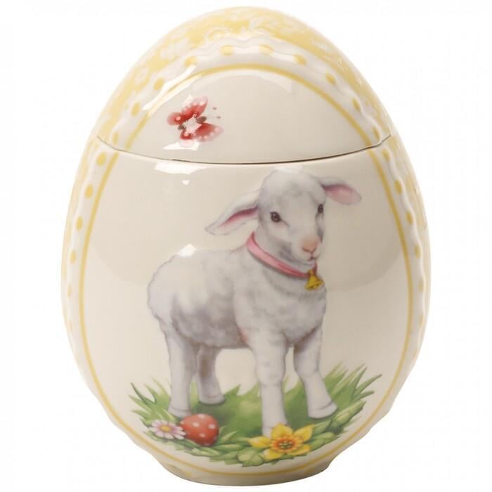 Ємність для зберігання Villeroy & Boch Spring Decoration в формі яйця 12 см (2477241)