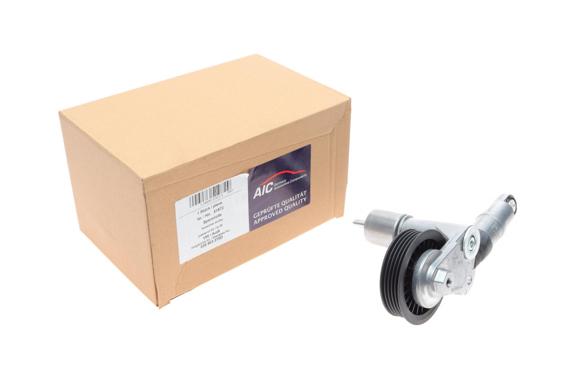 Натяжник ремня генератора Aic Audi A4/A6/VW Passat 1.9/2.0 TDI 98-05 (51972)