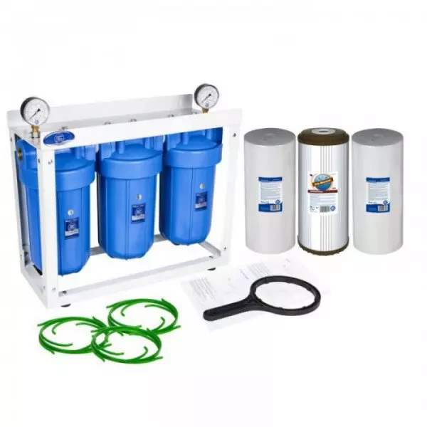 Фильтр магистральный Aquakut Вig Вlue тройная система 10" (104-509)