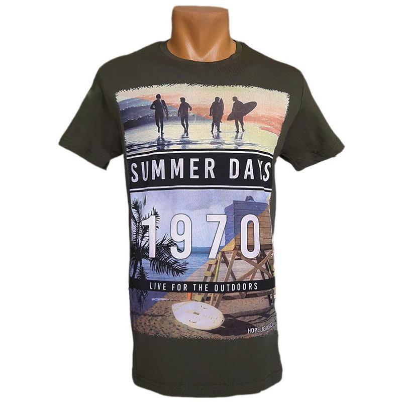 Футболка Hope M Хаки (7055) Футболка Hope M Хаки (7055)