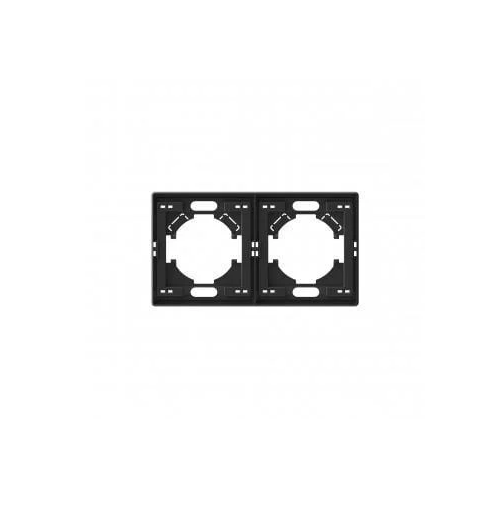 Рамка Videx Nota 2 поста горизонтальная (VF-NT-FR2H-BL)