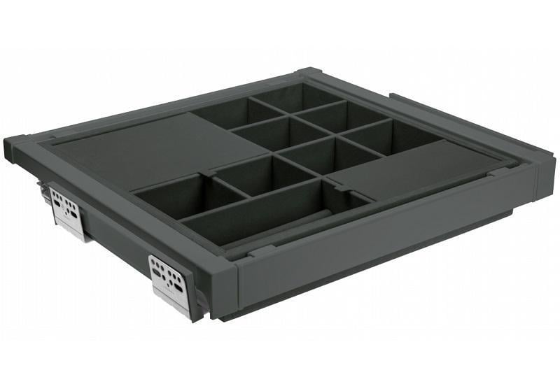 Органайзер GTV Elite с дотягом полного выдвижения 700 мм Графит (WG-PRZEG70-60-A)