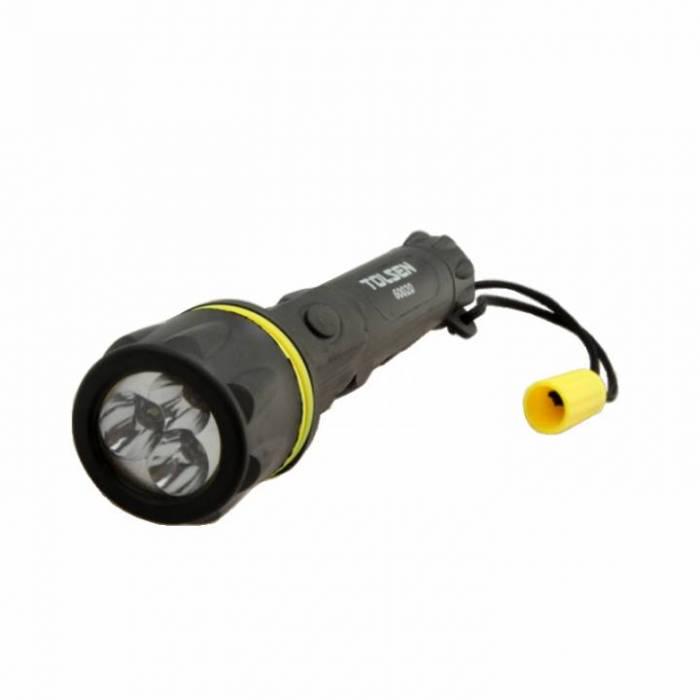 Ліхтар пластиковий вологостійкий Tolsen Tools 2хAA LED 148 мм (541695) - фото 4