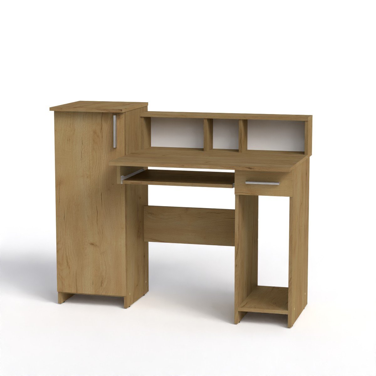 Компьютерный стол Компанит ПИ ПИ 2 117,5х60х95,6 см Дуб крафт золотой (66f00bd1e46f9163b526289a)