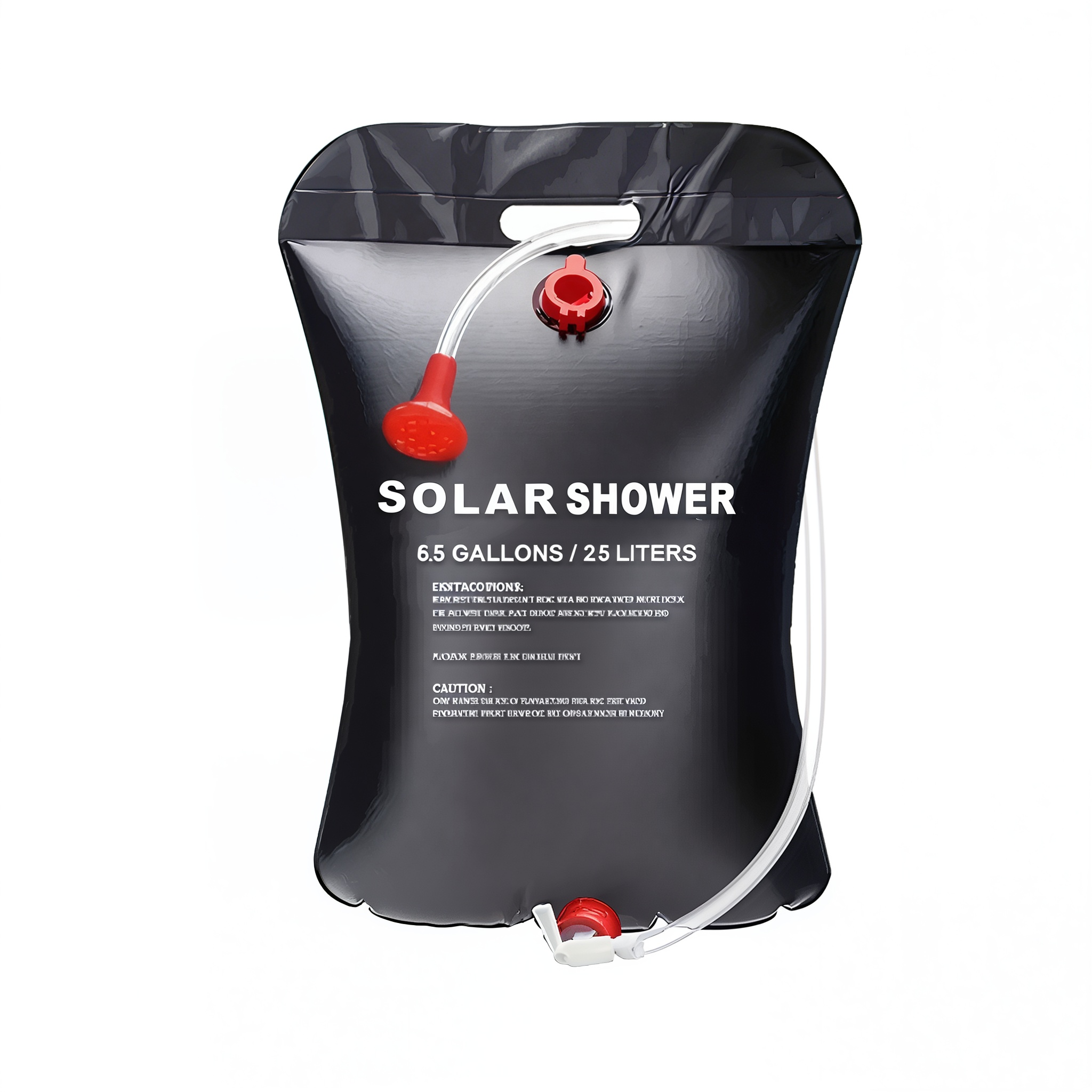 Душ туристичний переносний для кемпінгу Bass Polska 8148 25 л Чорний