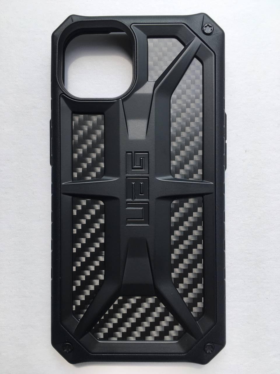 Чехол милитари противоударный UAG Monarch () 113171114242 для Iphone 13/14 (6.1") Black Carbon - фото 10