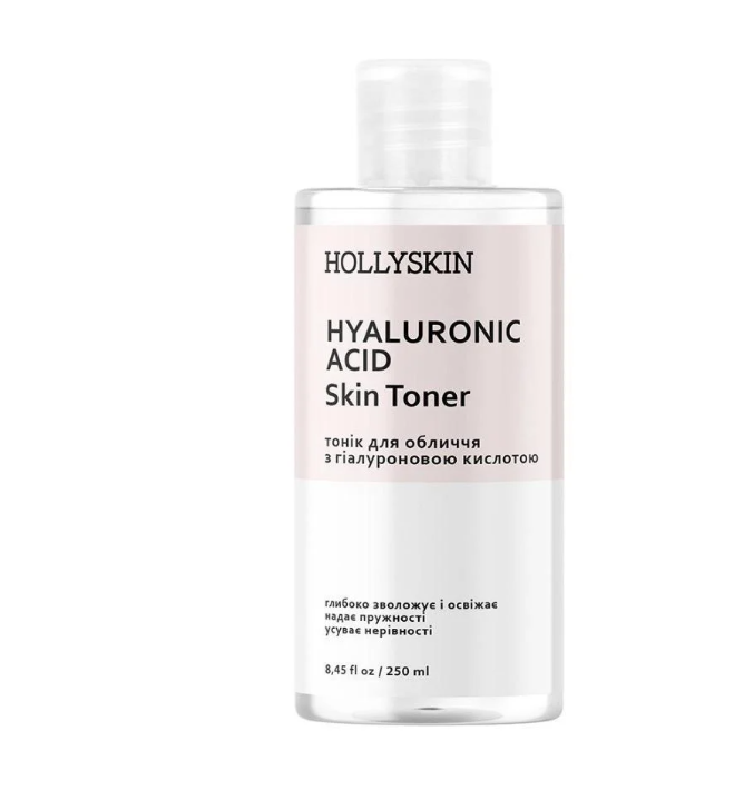 Тонік для обличчя HOLLYSKIN Hyaluronic Acid з гіалуроновою кислотою