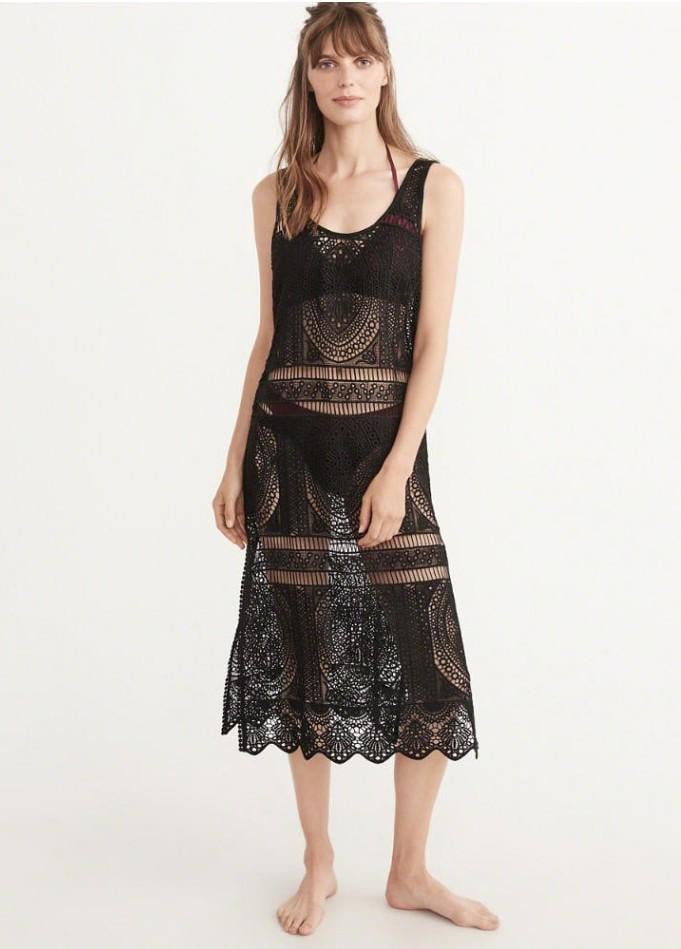 Туника-платье пляжное Abercrombie & Fitch 0044-940 S Черный (29-8) Туника-платье пляжное Abercrombie & Fitch 0044-940 S Черный (29-8)