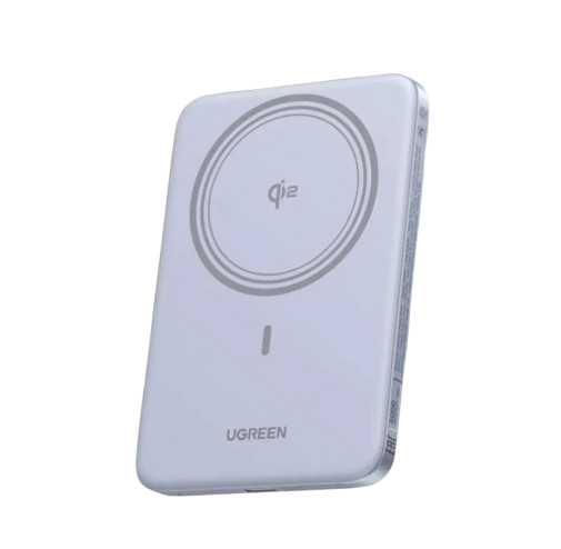 Повербанк UGREEN 5000 mAh Ultra-Slim 8,6 мм 20W Qi2 MagSafe Blue