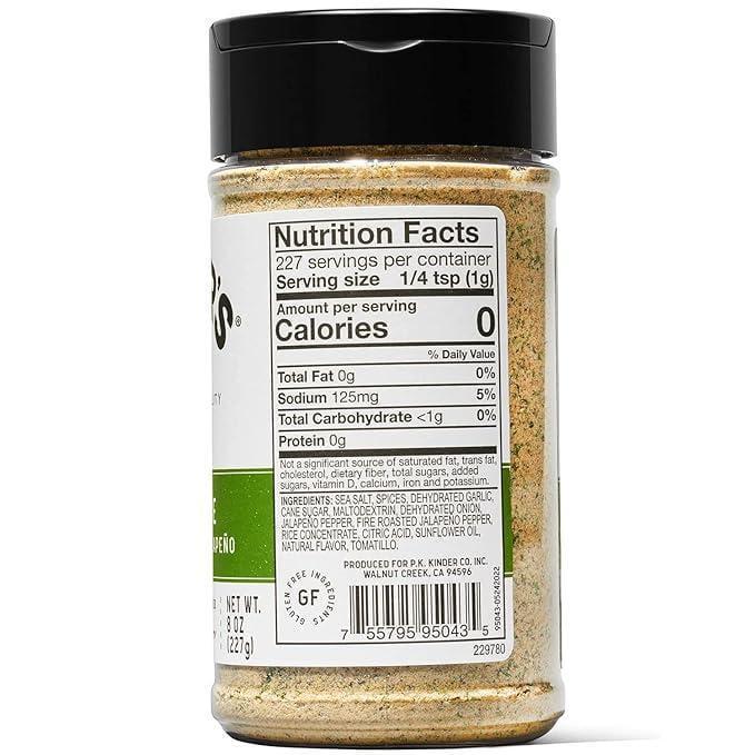 Приправа Kinder's Chili Verde Fire Roasted Jalapeno для мяса и овощей 227 г (2345287509) - фото 3