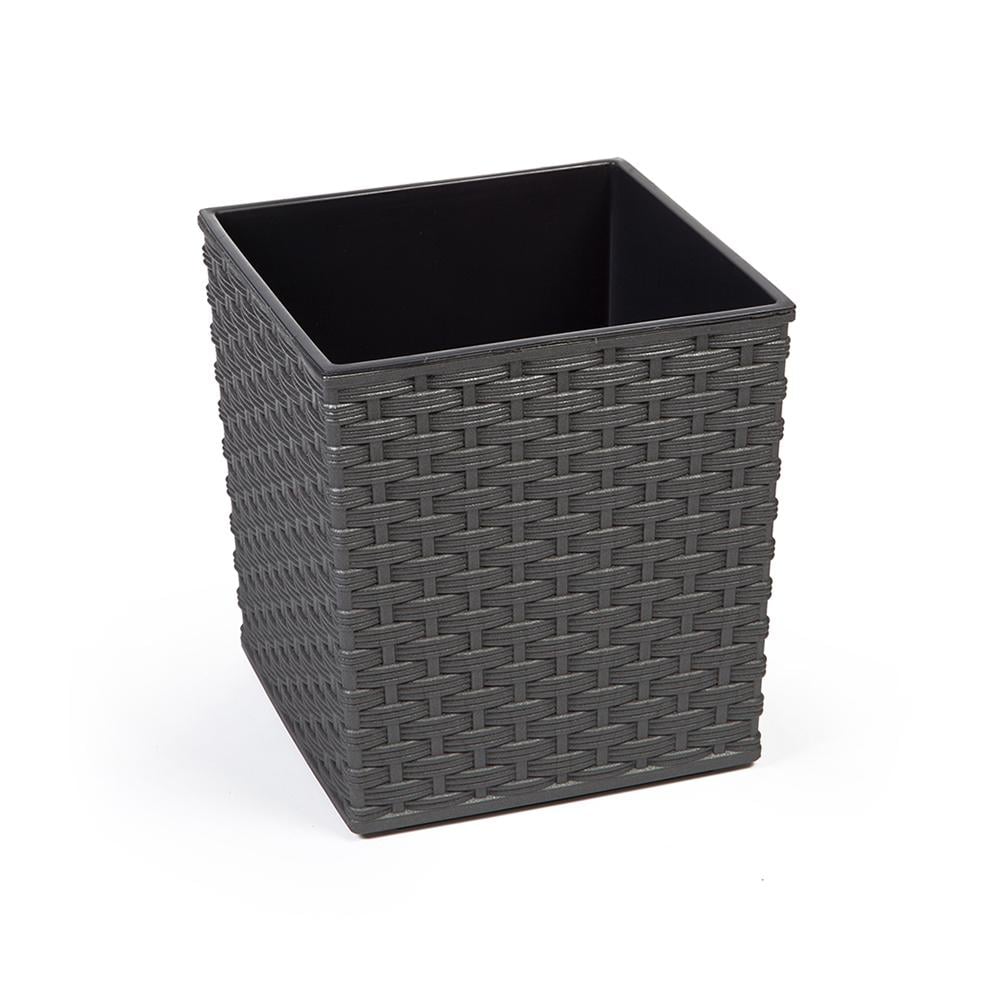 Горщик для квітів Lamela Juka Rattan 25 см Графіт (LA595-50)