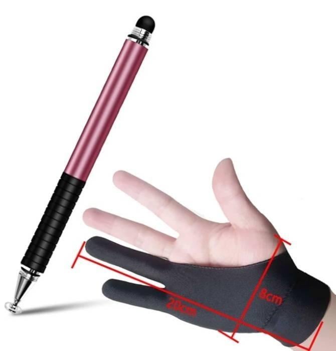 Стилус ємнісний двосторонній для малювання Рожевий (00521P) - фото 2 Стилус ємнісний двосторонній для малювання Рожевий (00521P) - фото 2