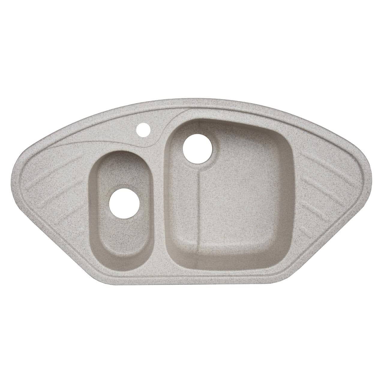 Мойка кухонная Platinum 9250Uws Белый в рыжую точку (19691)