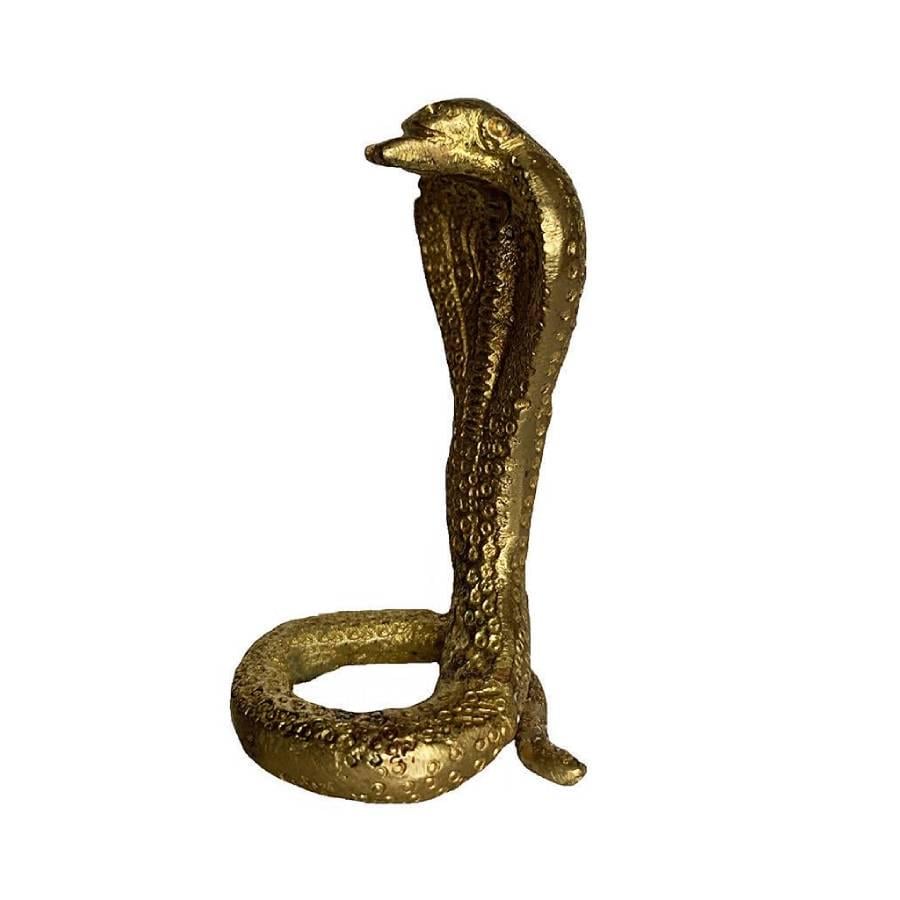 Статуэтка змея Silk Route Little golden snake 7х4 см латунь