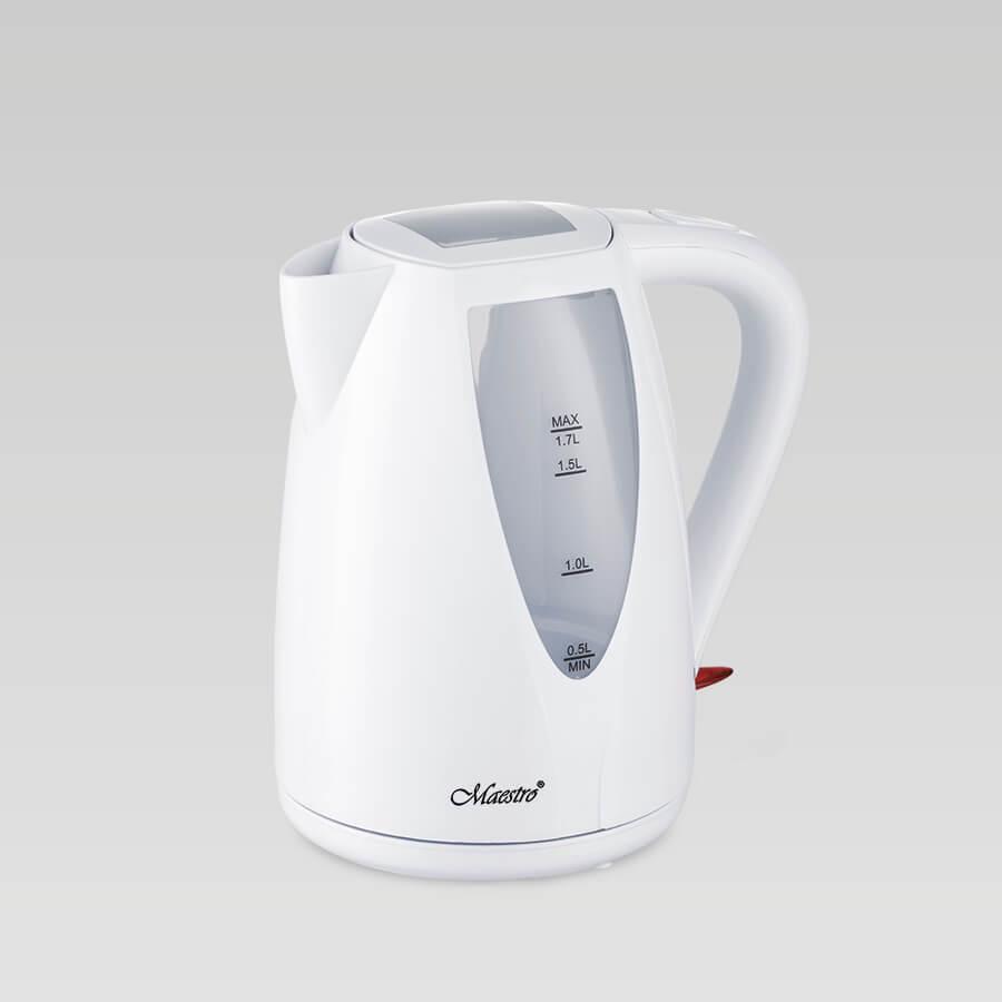 Электрочайник Maestro MR-043 1,7 л 2200 Вт Белый (21-53-59855)