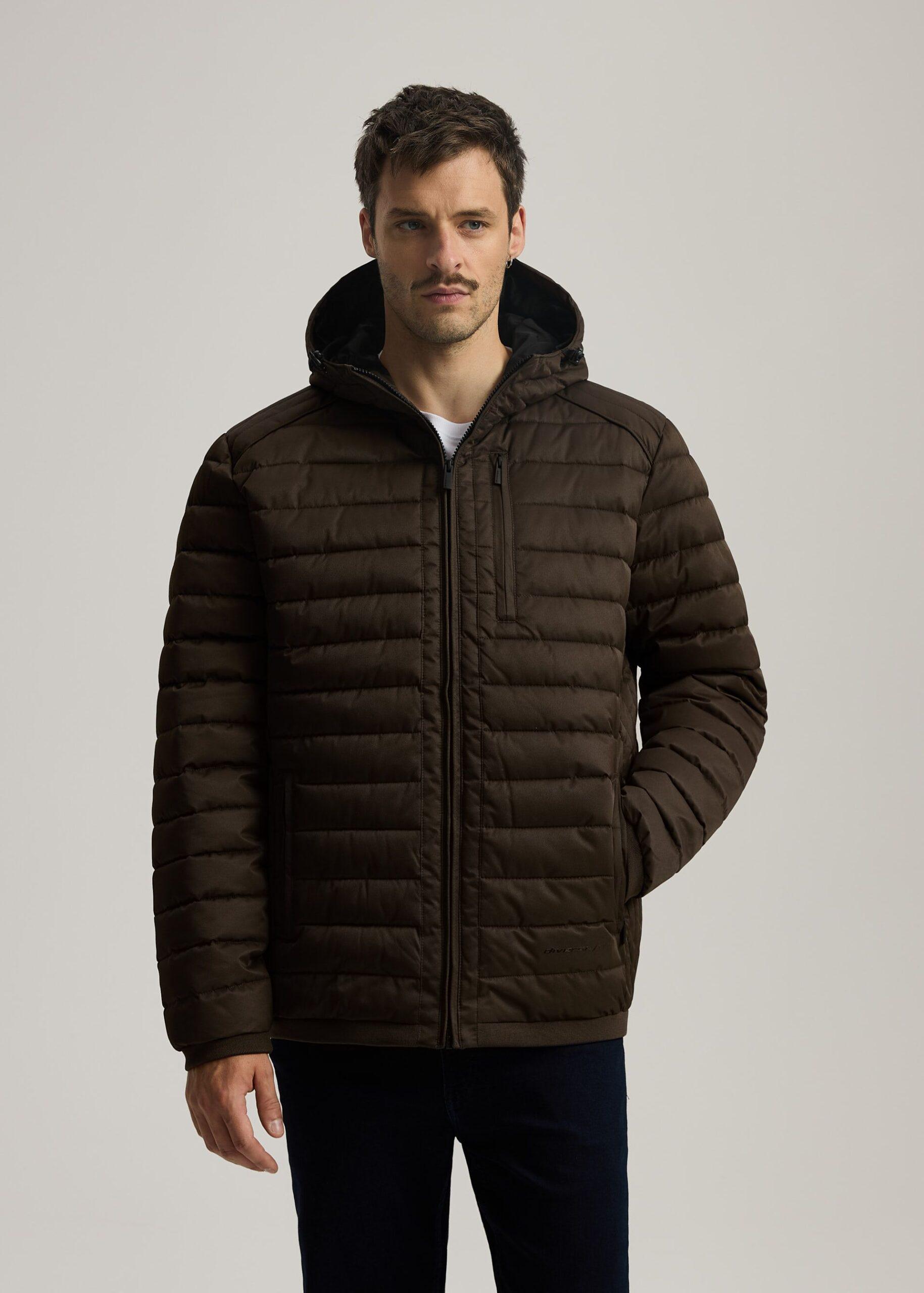 Куртка мужская Diverse DEMER 255 стеганая M Коричневый (5905384185877)
