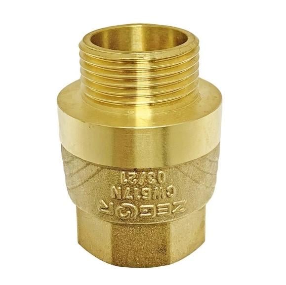 Обратный клапан Zegor 1" ВН FLN3P с латунным штоком